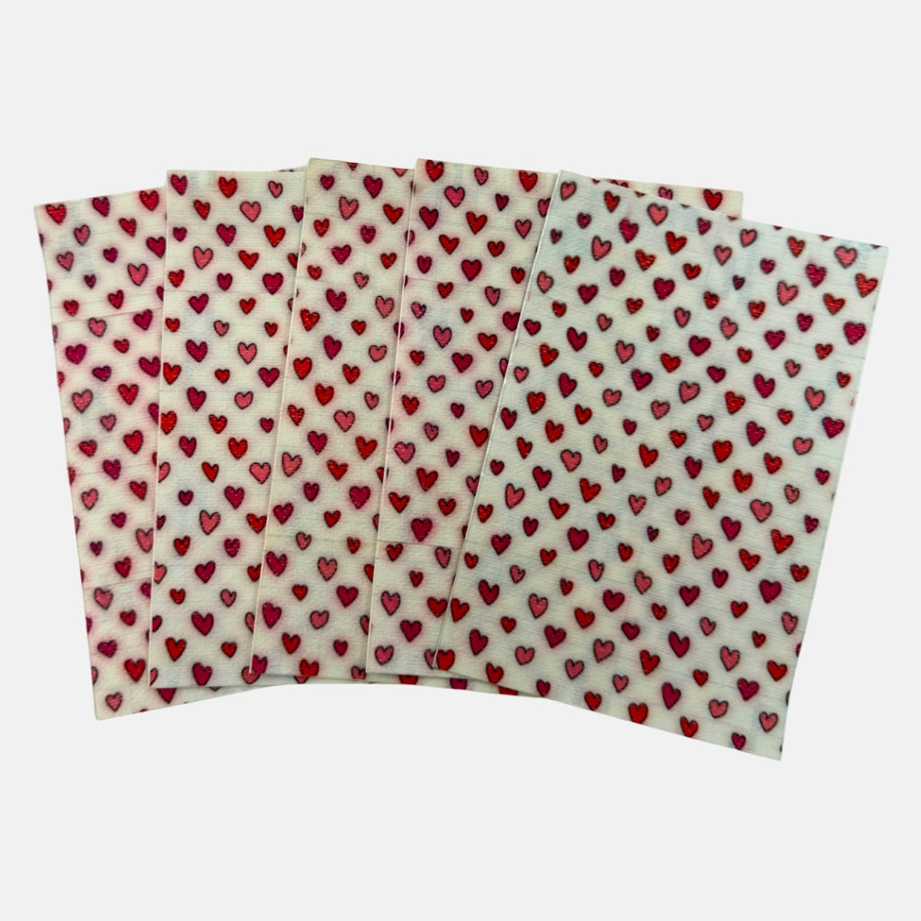 Sondepleister | Hartjes Rood | 5-Pack