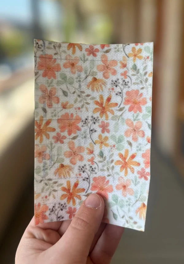 Sonde en plâtre, fleurs 7.