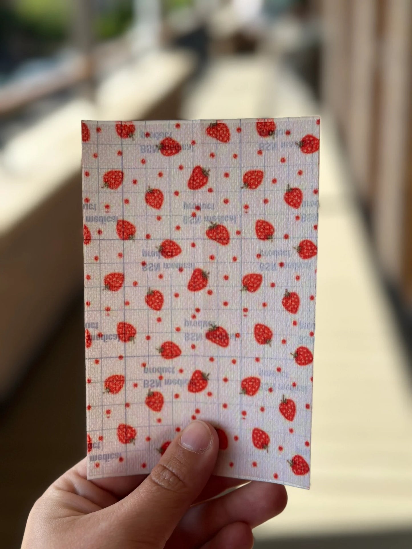 Pansement sonde, fraises.