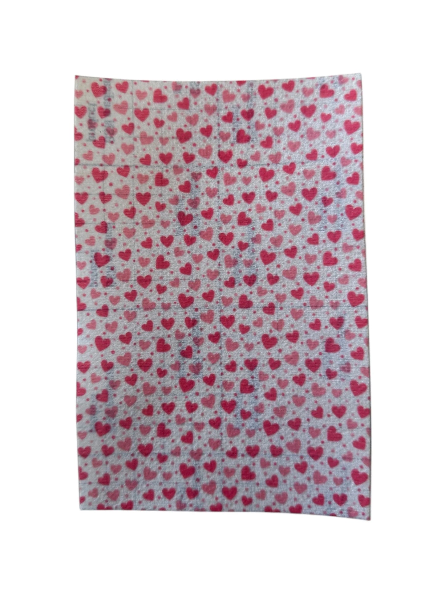 Pansement sonde, coeurs roses.