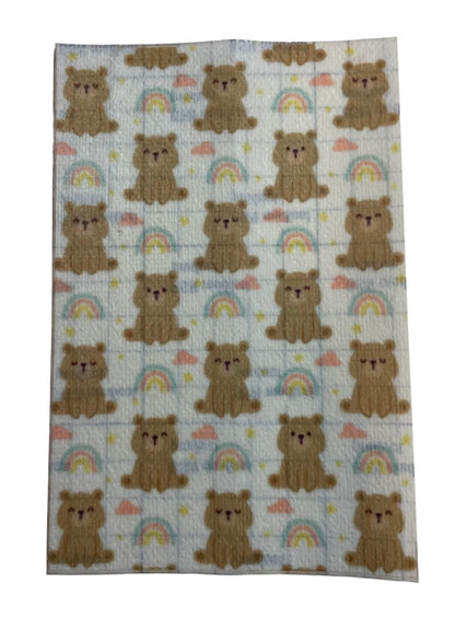 Sonde pleister, beertjes en regenbogen.