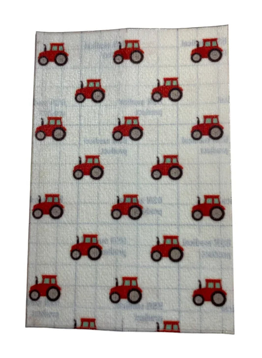 Sonde en plâtre, tracteur.