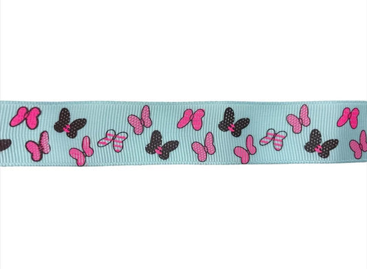 Sonde clip, vlinders mint groen.