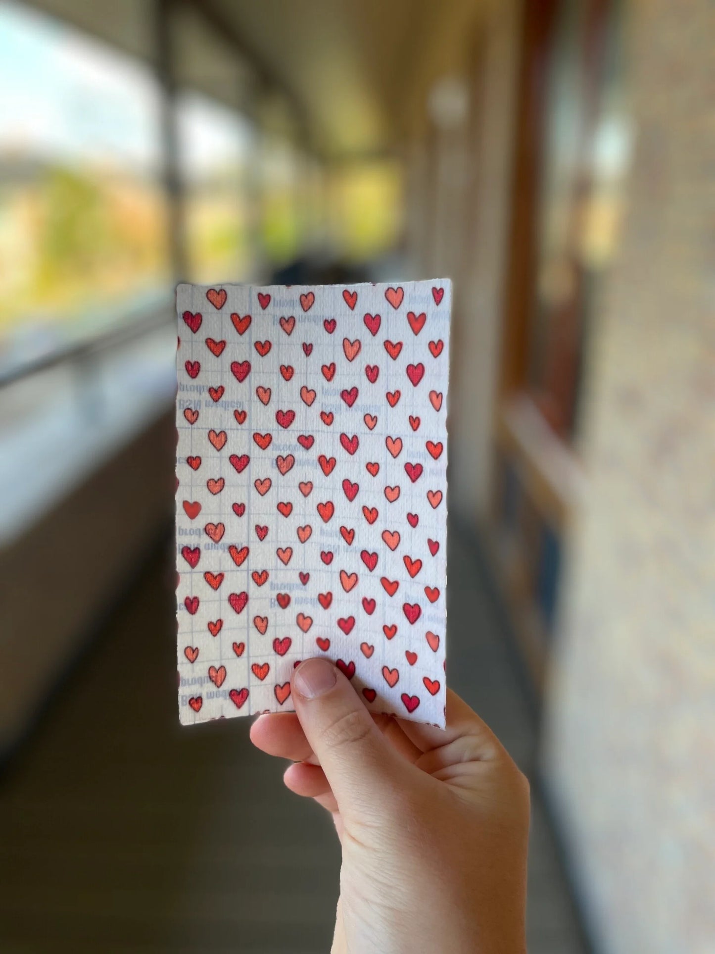 Patch de sonde, coeurs rouges.