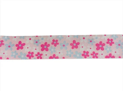 Sonde clip, bloemen roze.