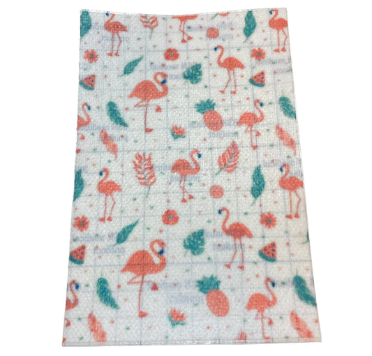 Sonde pleister, flamingo's.