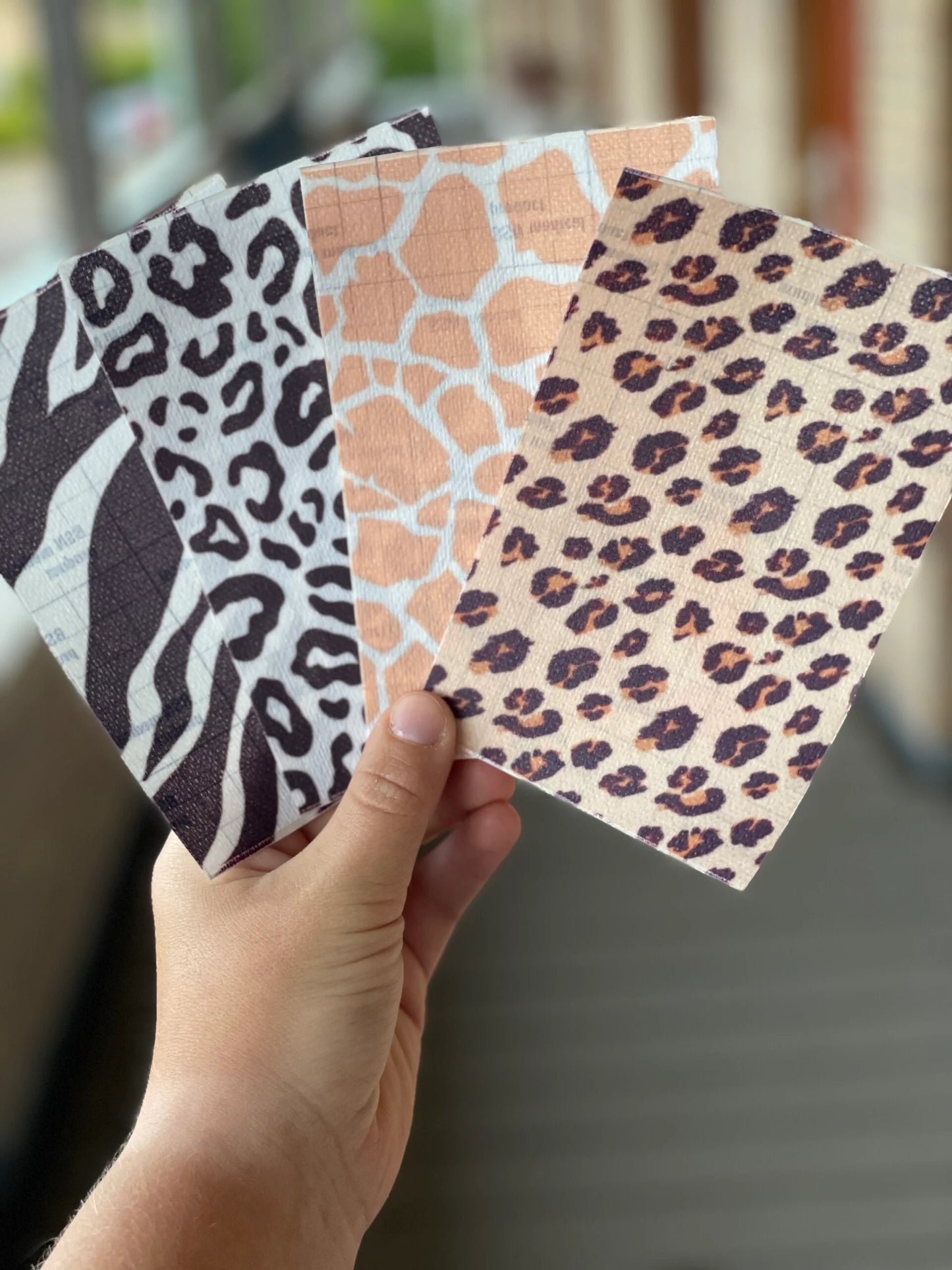 Sonde pleister, zebra print.