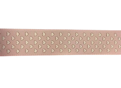 Clip de sonde, coeurs blancs avec or.