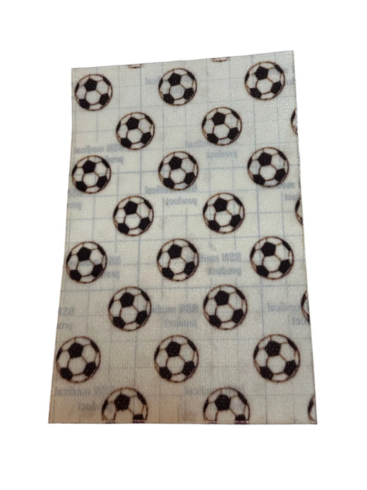 Sonde en plâtre, football.